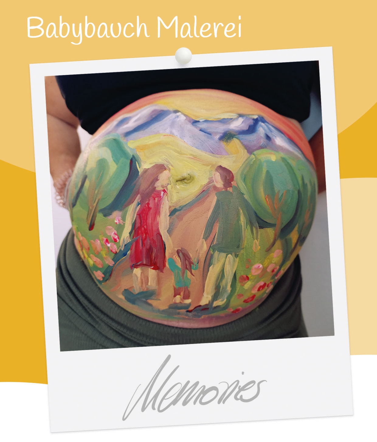 Bodypainting für Deinen Babybauch