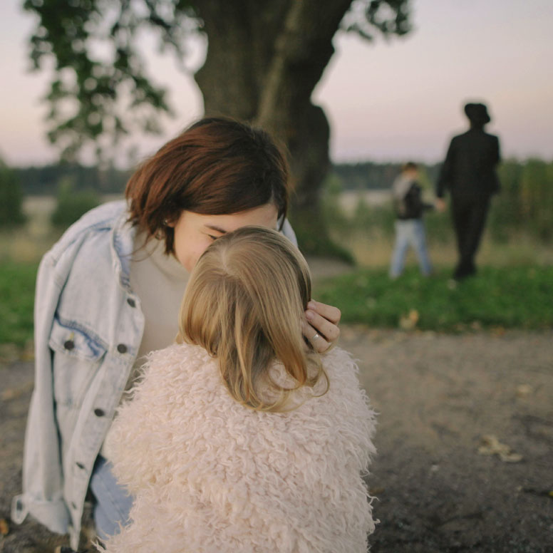 Foto Familie und Baum